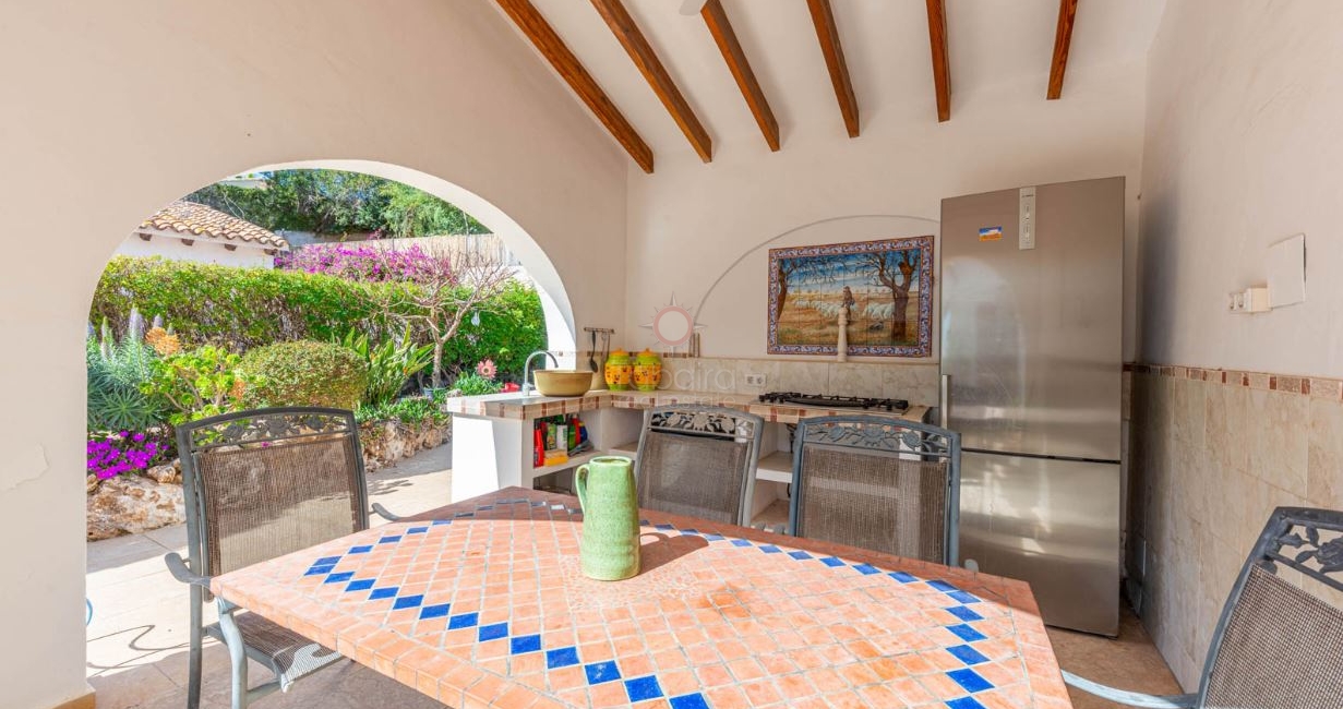 Mediterranean villa for sale next to El Portet Beach Moraira