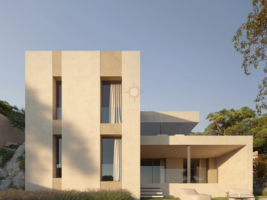 Modern villa med havsutsikt intill Fustera Beach Benissa