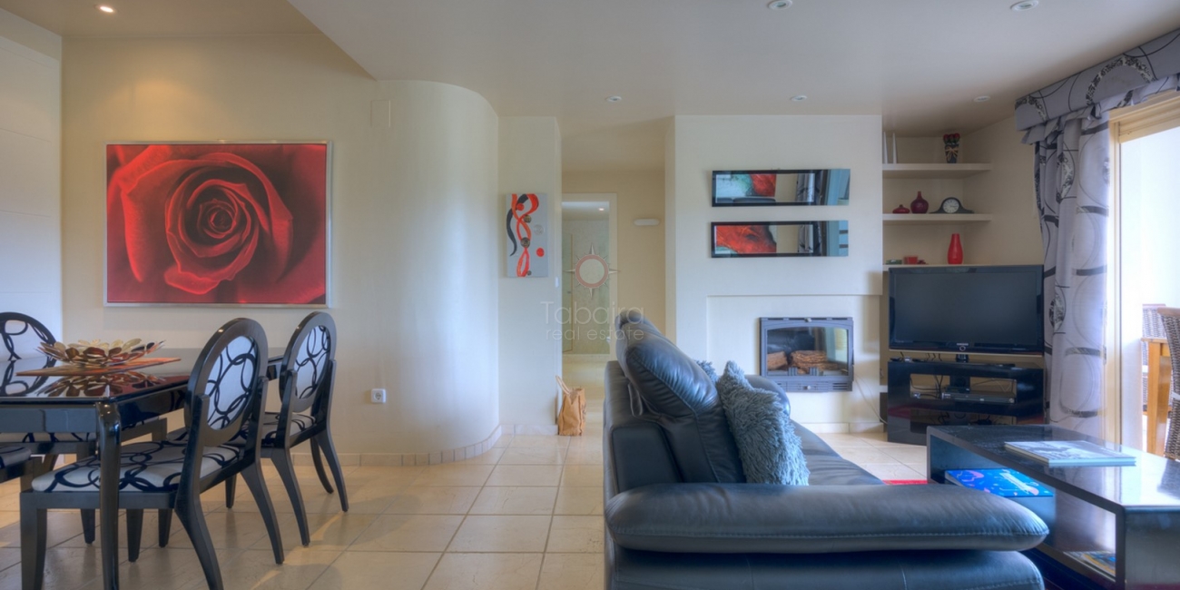 Living Room - Penthouse with Sea Views & Private Pool in Moraira