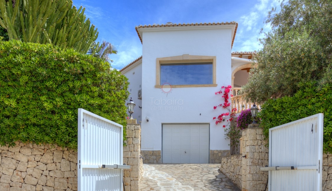 ▷ sea views villas for sale in pla del mar moraira