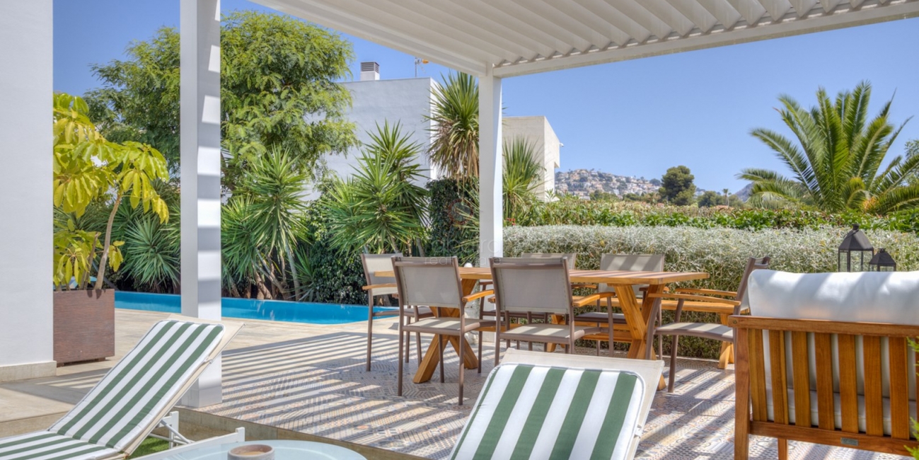 ▷ Villa neuve avec vue sur la mer à vendre sur la côte de Benissa