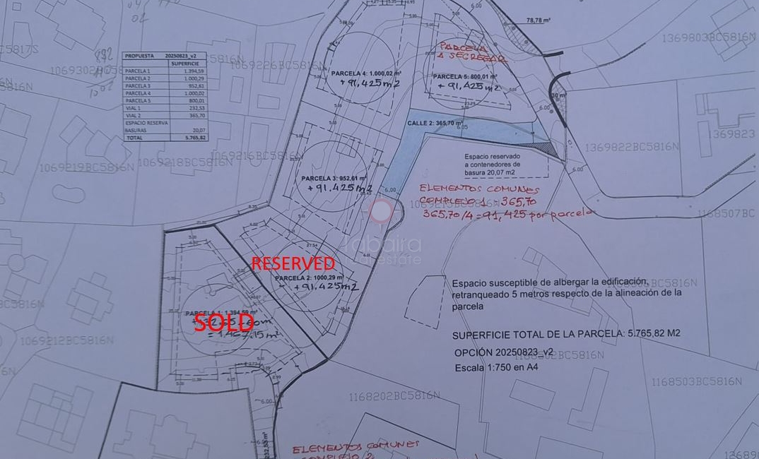 Sale » Land » Moraira » Pla del Mar