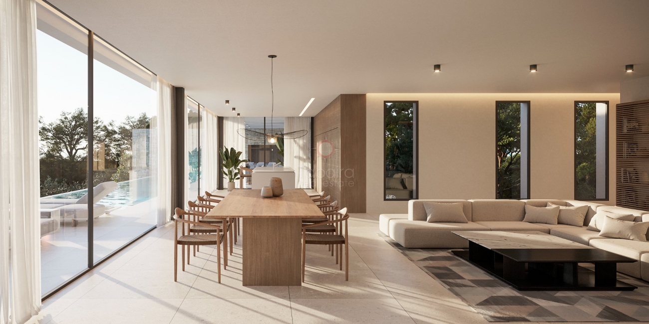 Luxury Modern New Build Villa for Sale in Moraira with Sea Views